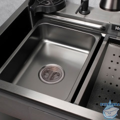 Кухонная мойка Calypso 68 см CS6846-9 (оружейная сталь)