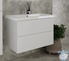 Тумба Viant София 60П с раковиной Como 60 белый