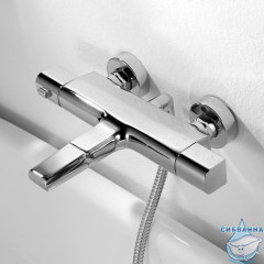 Универсальный смеситель для ванны с термостатом, Uniterm, IDDIS, UNISB02i74WA