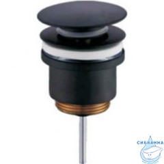 Донный клапан для раковины Frap F62-7 (черный)
