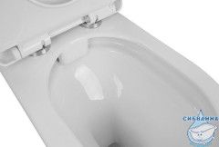 Унитаз напольный безободковый Azario Fretta с бачком и сиденьем Soft Close (микролифт) AZ-1223