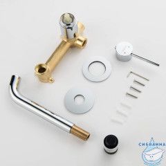 Смеситель для раковины встраиваемый Aquatek Европа AQ1313CR (хром)