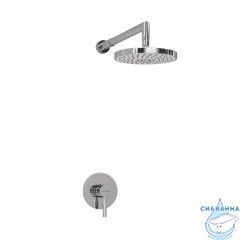 Встраиваемый комплект для душа с верхней душевой насадкой A12429