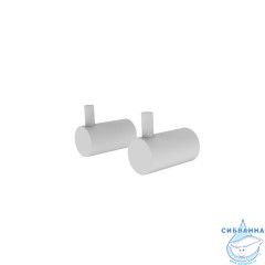 Комплект одинарных крючков, сплав металлов, Petite, белый матовый, IDDIS, PET2WT2i41