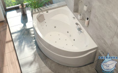 Акриловая ванна 1Marka Catania 150x105 L с каркасом