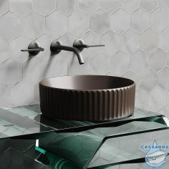  Раковина на столешницу 36 см Ceramicanova Element CN6057MDB (коричневый)