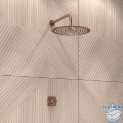 Душевая система Wasserkraft 300 1 режим A8851.338.330 (розовое золото)