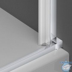 Душевое ограждение Vincea Альфа 95x90 профиль хром, стекло прозрачное VSR-3ALP9095CL