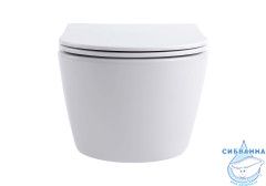 Унитаз подвесной безободковый Aquatek Европа AQ1106-00 (с сиденьем Soft Close (микролифт) 