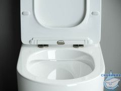 Унитаз напольный Ceramicanova Metropol Rimless CN4001 бачком и сиденьем Soft Close (микролифт)