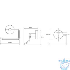 Держатель для туалетной бумаги Bemeta Brilo 161112042