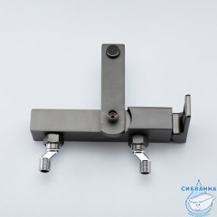 Смеситель для ванны Gappo G3217-9 с аксессуарами (оружейная сталь)