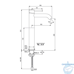  Смеситель для раковины Ideal Standard Ceraline BC269AA (без донного клапана) (хром)