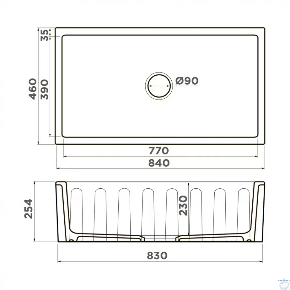 Кухонная мойка Omoikiri Mikura 84 4997085