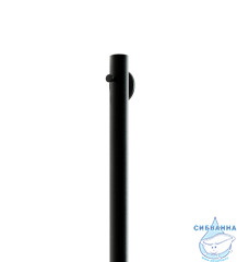 Полотенцесушитель электрический Toni Arti Siena rotondo pulsante 1П 30x1200 черный матовый