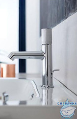 Смеситель для раковины Jacob Delafon Rivoli  E24323-CP (с донным клапаном)
