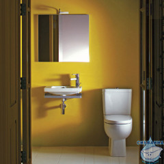 Унитаз напольный Jacob Delafon Odeon Up 4956CK-00 с бачком и сиденьем быстросъемным Soft Close (микролифт)