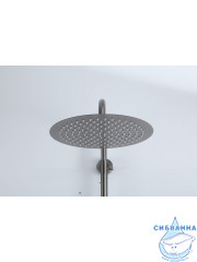 Душевая система Frap F24807-9 250 1 режим (оружейная сталь)