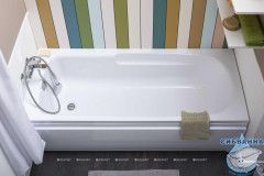 Акриловая ванна Aquanet Extra 160x70 с каркасом