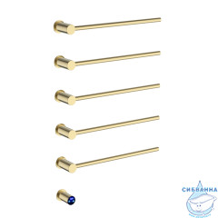 Полотенцесушитель электрический Terminus Аккорд П5 50х80 (с возможностью скрытого подключения) (брашированное золото)