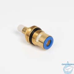 Кран-букса для смесителя, керамика, 180°, 20 зубцов, G1/2", М24, h=54 мм, IDDIS, 998CR541SM-1