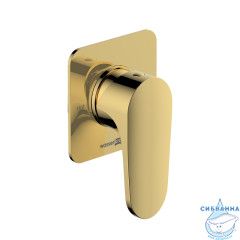 Встраиваемый смеситель для душа Wasserkraft Neckar 2151 (золото глянцевое)
