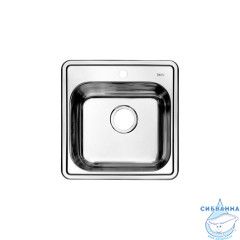 Мойка, нержавеющая сталь, шелк, 485*485, Strit S, IDDIS, STR48S0i77
