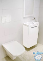 Тумба Cersanit Melar 40 белый с раковиной Cersanit Como 40