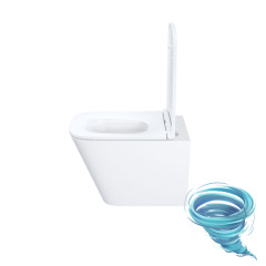 Унитаз подвесной безободковый со смывом торнадо Iddis Bild BIQRNSEi25 с сиденьем Soft Close (микролифт)