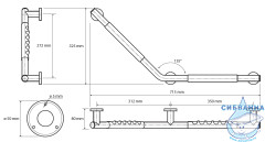 Поручень Bemeta Omega R 104507711
