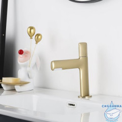 Смеситель для раковины Gappo G1052-81 (золото)