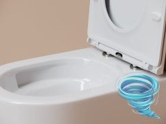 Унитаз подвесной безободковый Ceramicanova Noe CN4011T с сиденьем быстросъемным Soft Close (микролифт)