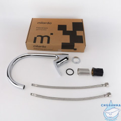 Смеситель для кухни, глянцевый хром, Rora, Milardo, RORSB0JM05