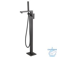 Смеситель для ванны напольный ABBER Daheim AF8215NG (никель)