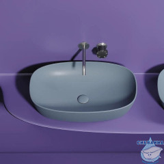 Раковина на столешницу 60 см Ceramicanova Element CN6049MHL (голубой)