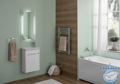 Тумба Aquanet Дувр 45 белый с раковиной 4045-KL 45 183198