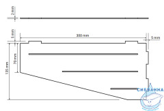 Полочка Bemeta Cytro 101302405