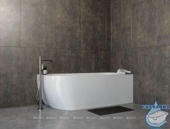 Акриловая ванна Aquanet Family Elegant R 180x80 (белый матовый)