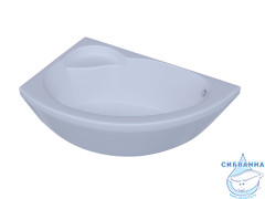 Акриловая ванна Aquatek Аякс  2 L 170х110 с каркасом