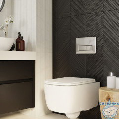 Клавиша смыва, универсальная, хром, Unifix, 041, IDDIS, UNI41CHi77