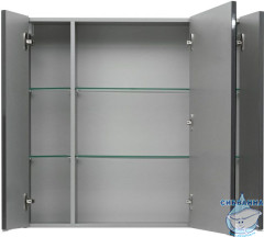 Зеркало-шкаф Aquanet Алвита 90 серый антрацит