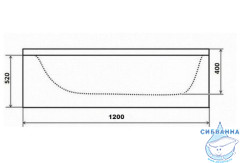 Акриловая ванна Тритон Ультра 120x70