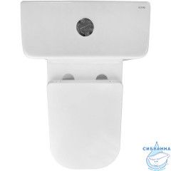 Унитаз напольный безободковый Azario Fretta Square с бачком и сиденьем Soft Close (микролифт) AZ-5121