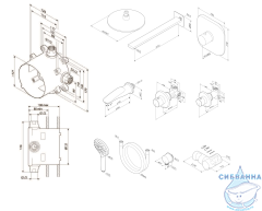 Душевая система Am.Pm 250 1 режим FM0060000 (хром)