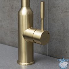 Смеситель для кухни Lemark Expert LM5079LGN (матовое золото)