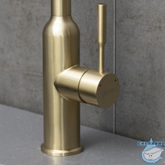 Смеситель для кухни Lemark Expert LM5079LGN (матовое золото)