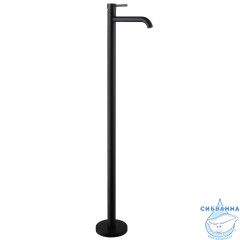  Смеситель для раковины напольный ABBER  Wasser Kreis AF8140B (без донного клапана) (черный матовый)