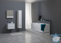 Акриловая ванна Aquanet Nord 140x70 с каркасом