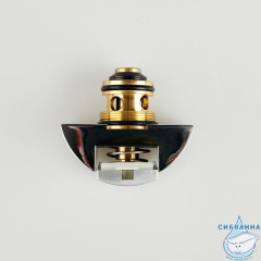 Дивертор для смесителя, латунь, h=46 мм, вытяжной, хром, IDDIS, 997B0246SM