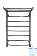 Полотенцесушитель электрический Санприз Классик П8 50Х80 U с полкой (оружейная сталь) (подключение универсальное)